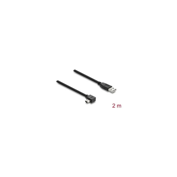 Delock USB 2.0 Kabel Typ-A Stecker zu Typ Mini-B Stecker rechts gewinkelt 2 m — image 2