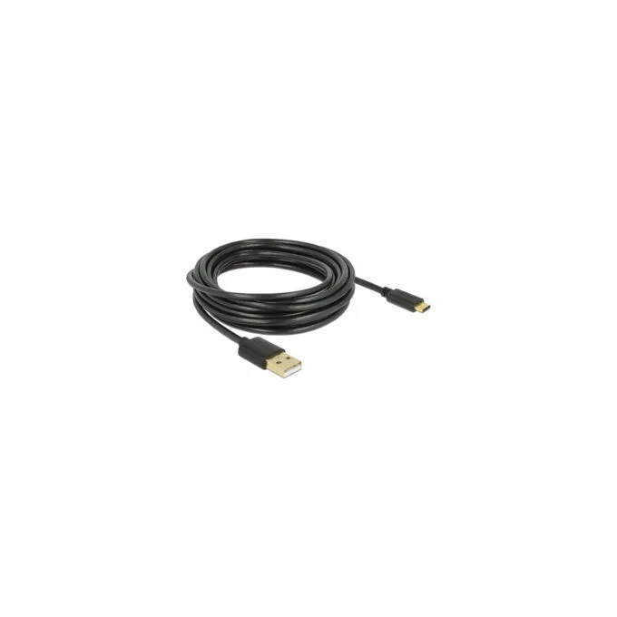 Delock USB 2.0 Kabel Typ-A zu Type-C 4 m — image 1
