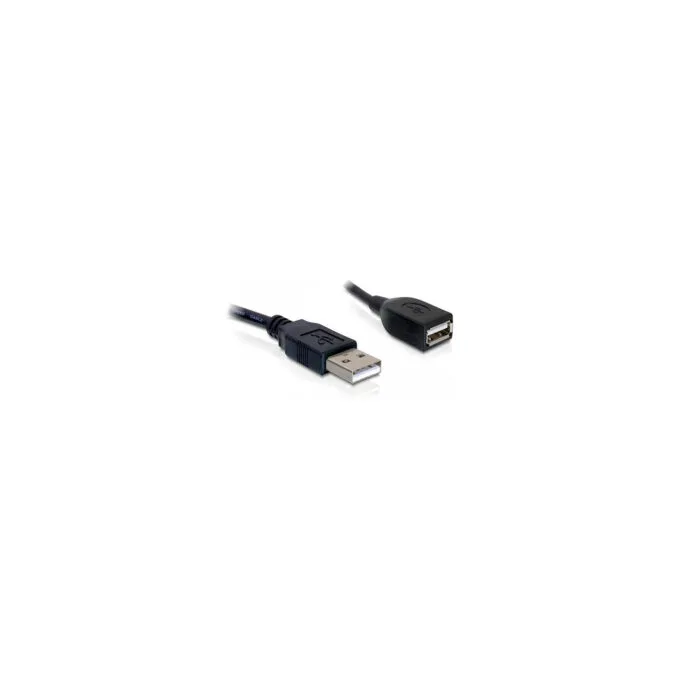 DeLock USB 2.0 (ST-BU) 0.15m Verlängerungskabel Schwarz — image 1