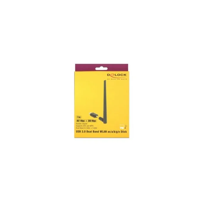 DELOCK USB 3.0 Dualband WLAN ac/a/b/g/n Stick - External Antenna — image 3