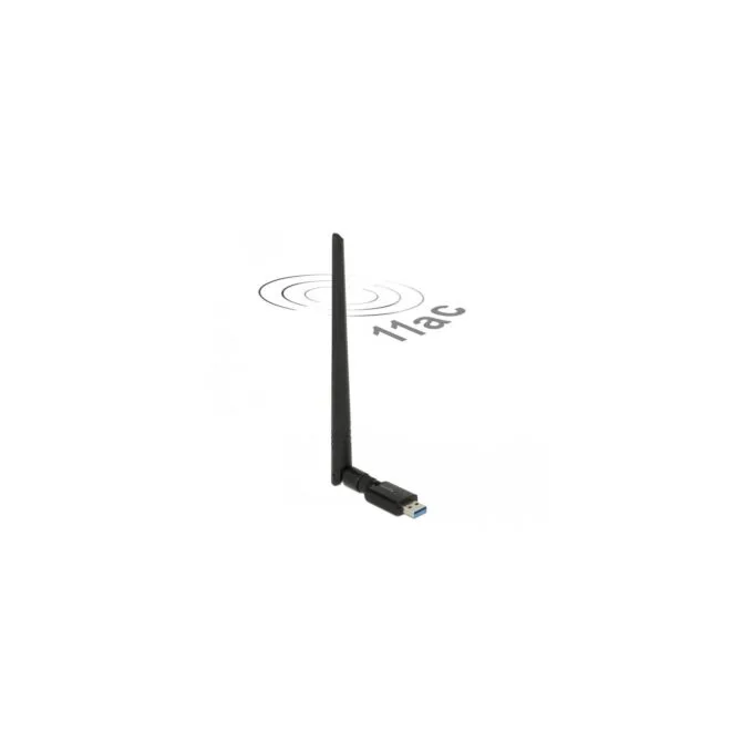 DELOCK USB 3.0 Dualband WLAN ac/a/b/g/n Stick - External Antenna — image 1