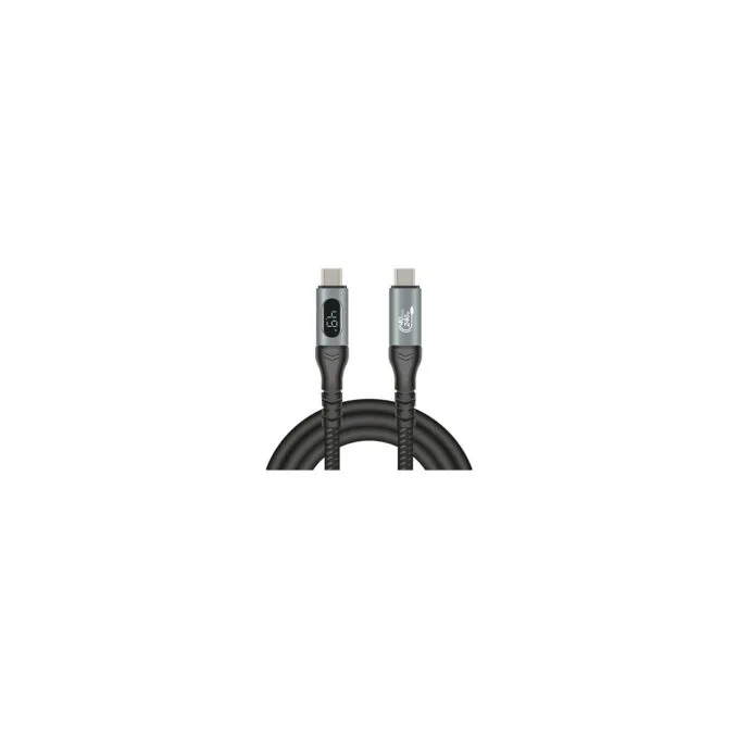 Delock USB 40 Gbps Daten- und Schnellladekabel koaxial 1 m 8K 60 Hz USB PD 3.1 Extended Power Range 240 W — image 4