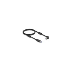 Delock USB 5 Gbps Kabel Typ-A Stecker zu Typ-B Stecker 90° links gewinkelt 1 m