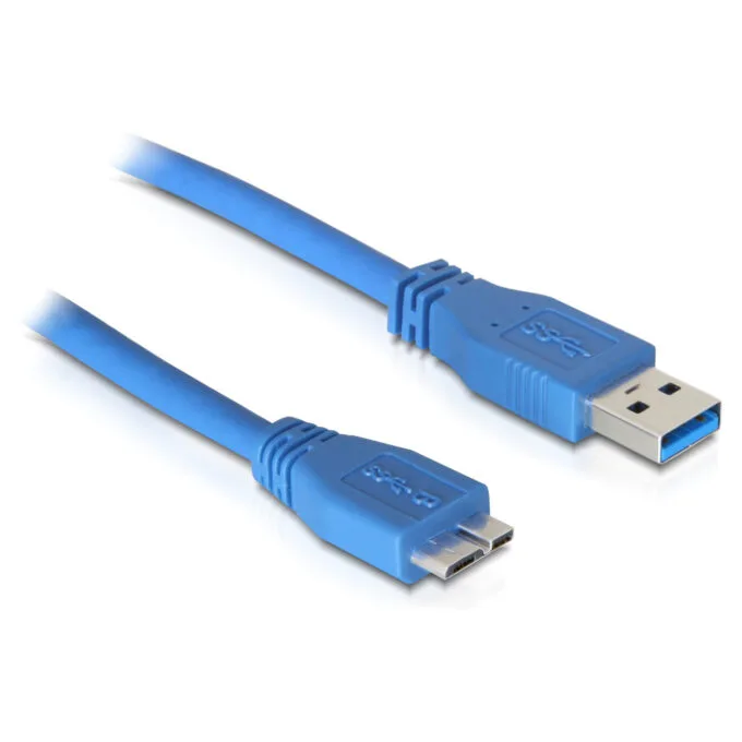 Delock USB 5 Gbps Kabel Typ-A Stecker zu Typ Micro-B Stecker 5 m blau — image 1
