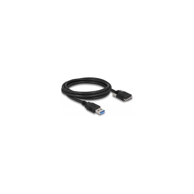 Delock USB 5 Gbps Kabel Typ-A Stecker zu Typ Micro-B Stecker mit Schrauben 2 m — image 2