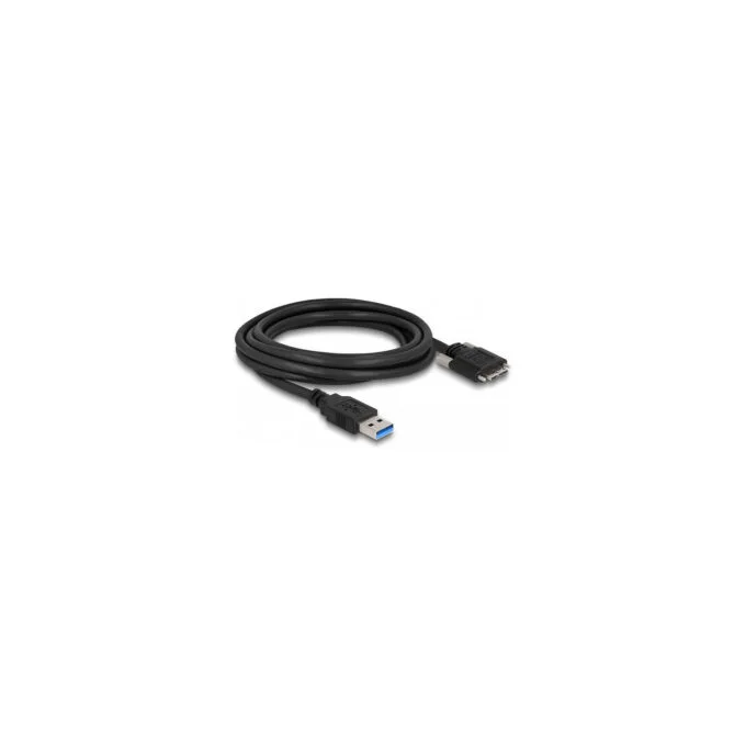 Delock USB 5 Gbps Kabel Typ-A Stecker zu Typ Micro-B Stecker mit Schrauben 3 m — image 2