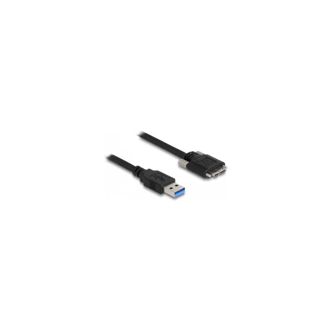 Delock USB 5 Gbps Kabel Typ-A Stecker zu Typ Micro-B Stecker mit Schrauben 3 m — image 1