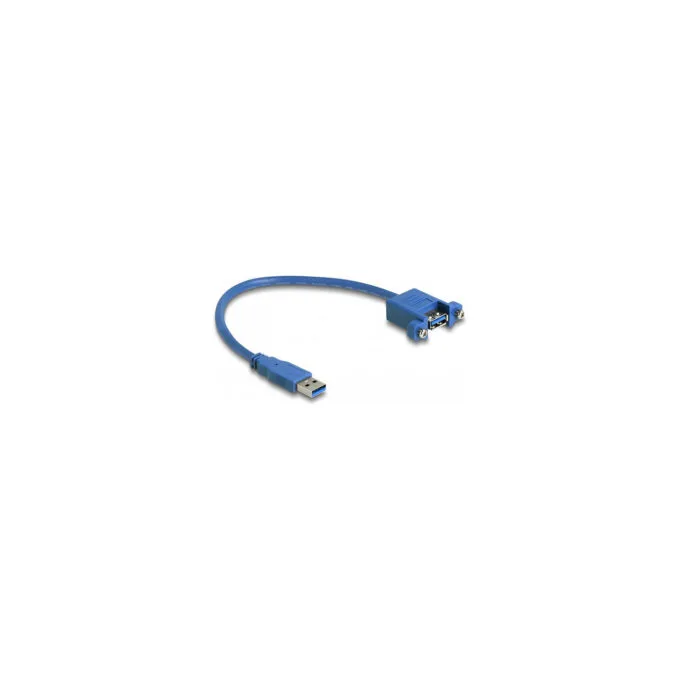 Delock USB 5 Gbps Kabel Typ-A Stecker zu USB 5 Gbps Typ-A Buchse zum Einbau 25 cm — image 1