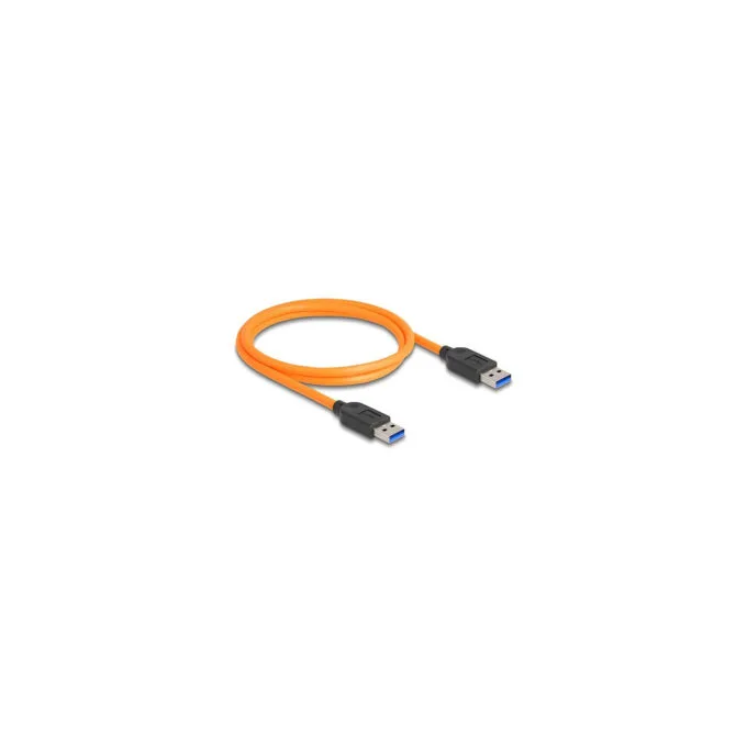 Delock USB 5 Gbps Kabel USB Typ-A Stecker zu USB Typ-A Stecker für Tethered Shooting 1 m orange — image 2