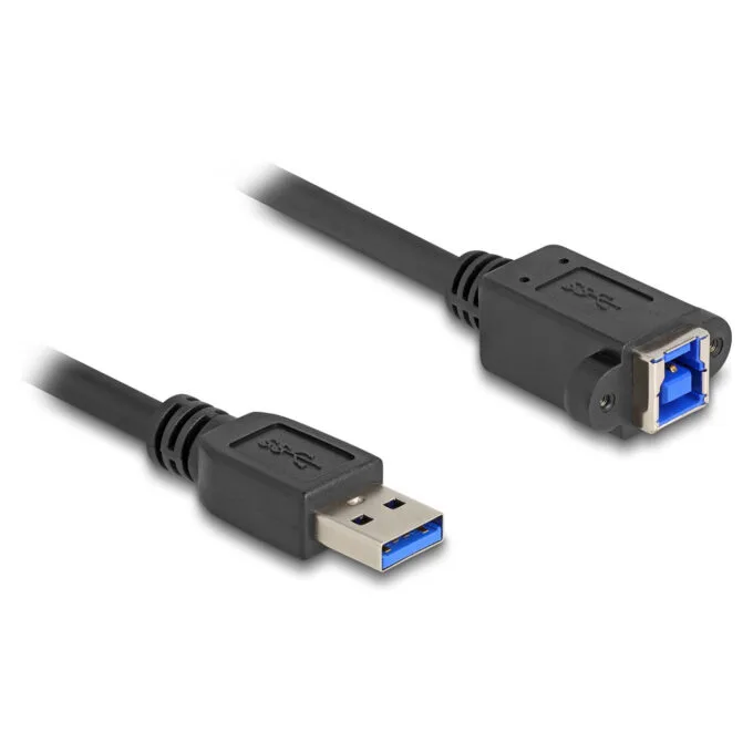 Delock USB 5 Gbps Kabel USB Typ-A Stecker zu USB Typ-B Buchse zum Einbau 1 m schwarz — image 2