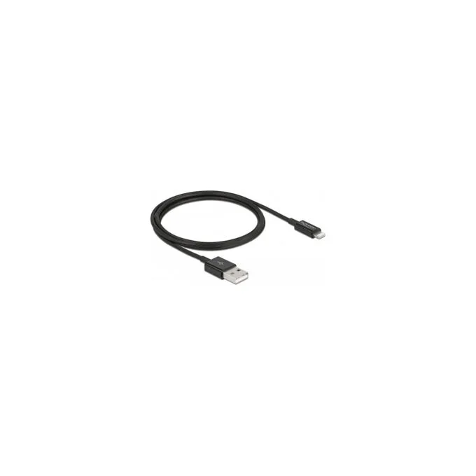 Delock USB Daten- und Ladekabel für iPhoneTM. iPadTM. iPodTM schwarz 1 m — image 2