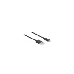 Delock USB Daten- und Ladekabel für iPhoneTM. iPadTM. iPodTM schwarz 1 m