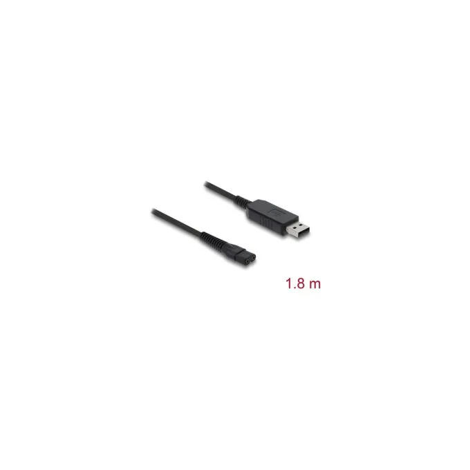 Delock USB Ladekabel 3.5 V für Elektrorasierer kompatibel mit Wahl Color Pro 9649 - Rasierer Ladegerät Ersatzkabel 1.8 m — image 2