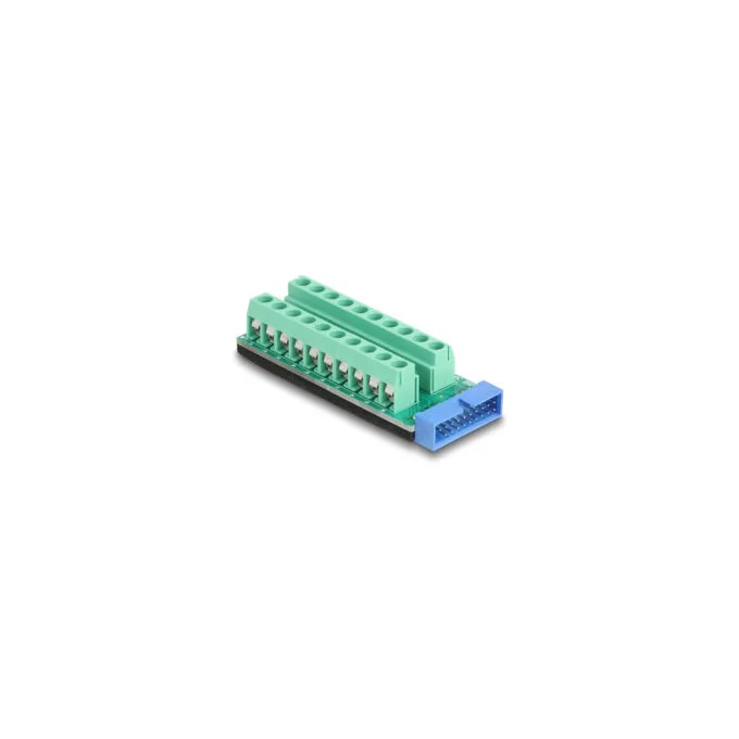 Delock USB Pfostenstecker zu Terminalblock Adapter 20 Pin — image 1