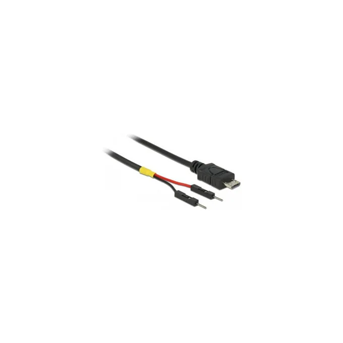 Delock USB Stromkabel Micro-B auf 2 x Pfostenstecker einzeln Strom 10 cm — image 2