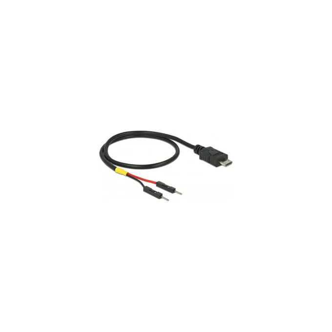Delock USB Stromkabel Micro-B auf 2 x Pfostenstecker einzeln Strom 30 cm — image 1