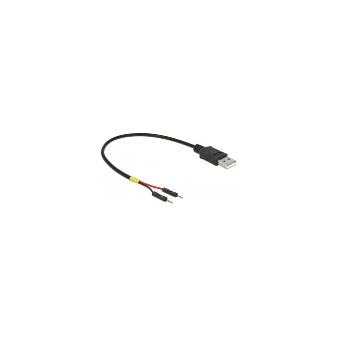 Delock USB Stromkabel Typ-A auf 2 x Pfostenstecker einzeln Strom 20 cm — image 1