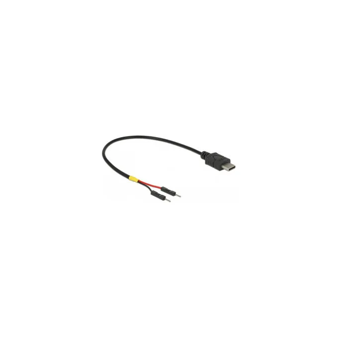Delock USB Stromkabel Typ-C auf 2 x Pfostenstecker einzeln Strom 20 cm — image 1