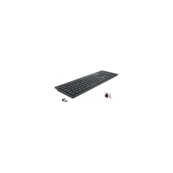 Delock USB Tastatur 2.4 GHz kabellos schwarz - Lautlos — image 3