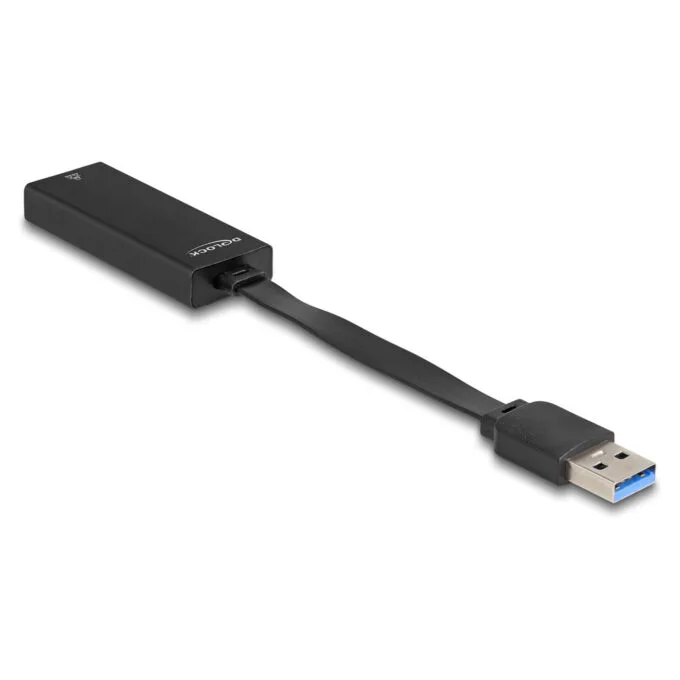 Delock USB Typ-A Netzwerk Adapter Gigabit LAN 1 x RJ45 slim ASIX — image 2