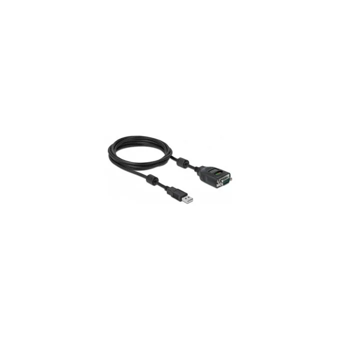 Delock USB Typ-A zu Seriell DB9 Adapter mit 9 LED RS-232 Tester — image 3