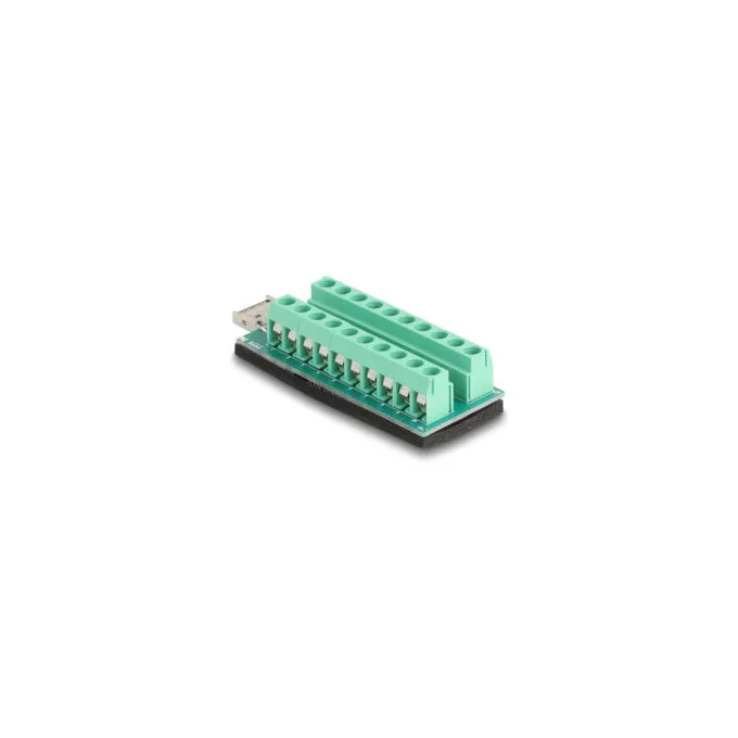 Delock USB Typ-E Key A Stecker zu Terminalblock Adapter 20 Pin — image 2