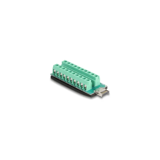 Delock USB Typ-E Key A Stecker zu Terminalblock Adapter 20 Pin — image 1