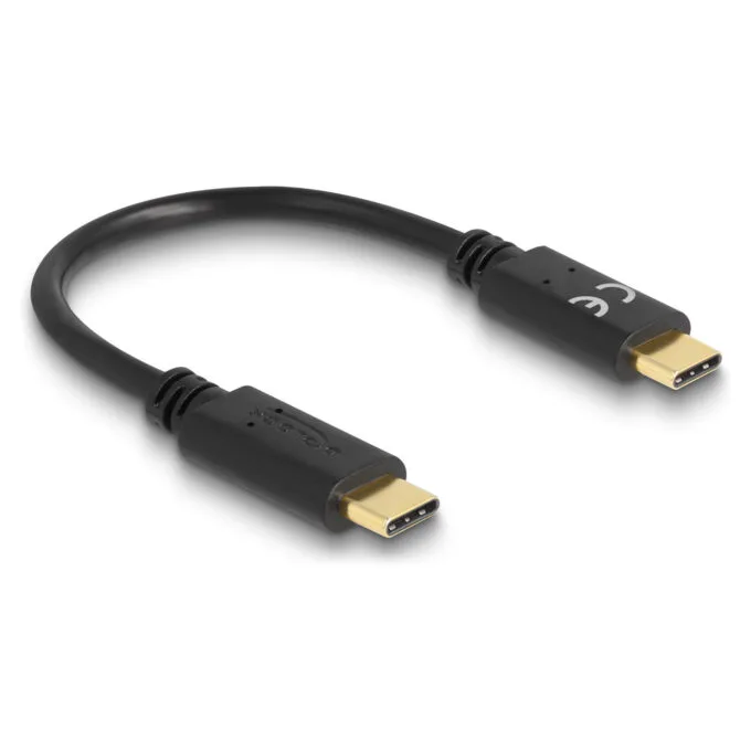 Delock USB Type-CTM Ladekabel 15 cm PD 100 W mit E-Marker — image 2
