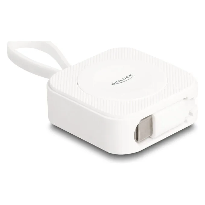 Delock USB Type-CTM Ladepad für Apple Watch weiß magnetisch — image 1