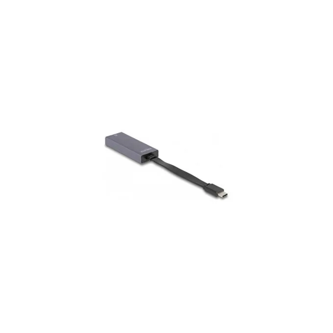 Delock USB Type-CTM Netzwerk Adapter 2.5 Gigabit LAN 1 x RJ45 slim — image 1