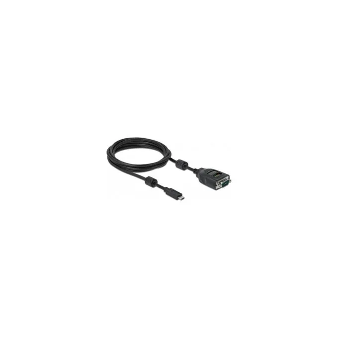 Delock USB Type-CTM zu Seriell DB9 Adapter mit 9 LED RS-232 Tester — image 3