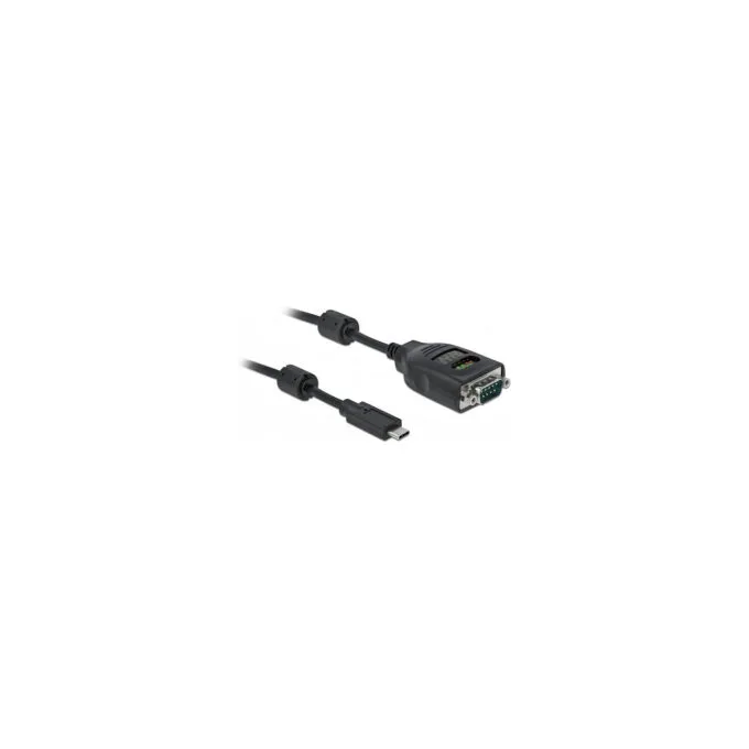 Delock USB Type-CTM zu Seriell DB9 Adapter mit 9 LED RS-232 Tester — image 1