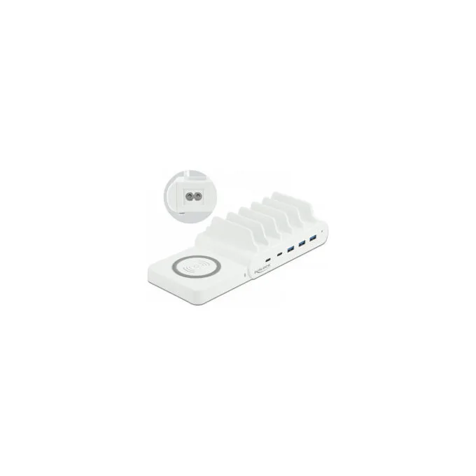 Delock USB und kabelloses Ladegerät 2 x USB Type-CTM PD + 3 x USB Typ-A mit 110 W — image 2
