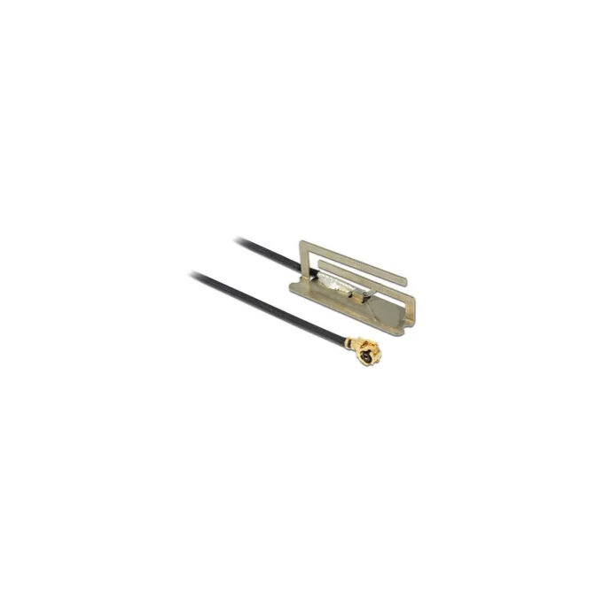 Delock WLAN 802.11 ac a h b g n Antenne I-PEX Inc.. MHF® I Stecker 1.6 dBi 45 cm PIFA intern — image 1