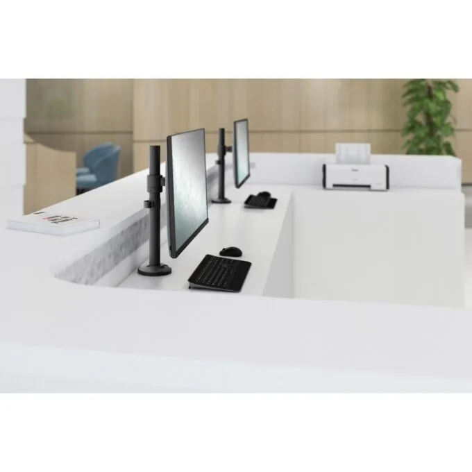 Desk Mount for 1 Monitor 15-32in, 8 kg - DA-90397 - Black DIGITUS Pole Mount — image 2