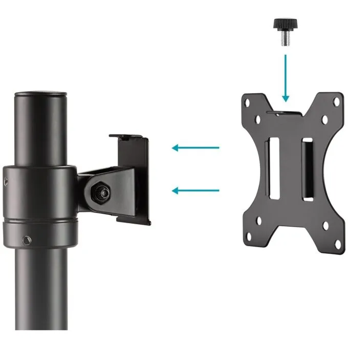 Desk Mount for 1 Monitor 15-32in, 8 kg - DA-90397 - Black DIGITUS Pole Mount — image 5