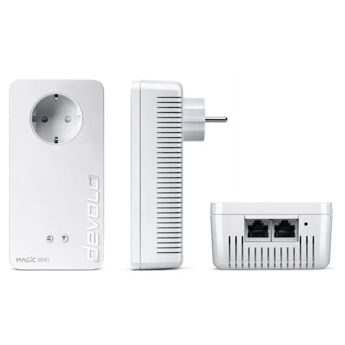 devolo Magic 2 WiFi next Powerline Starter Kit 1x devolo Magic 2 WiFi next Adapter. 1x devolo Magic 2 LAN Adapter — image 2