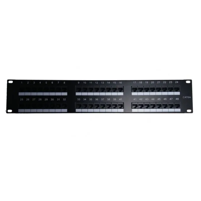 DigitMX NETPRO Patch Panel - NP-CPP48C6 - 48Port CAT6 Patch Panel — image 1