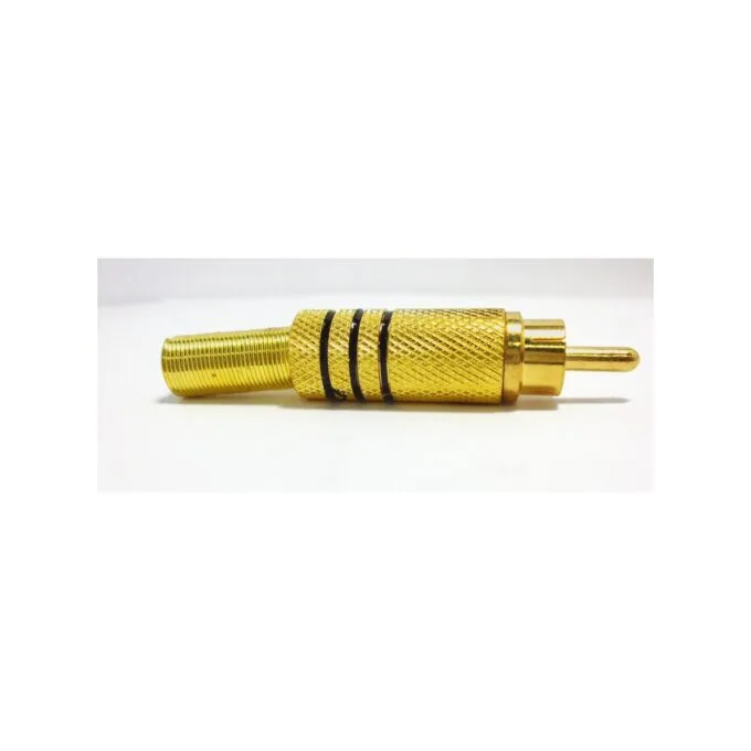 DigitMX RCA Plug - DMX-RCAB - Gold Black — image 2