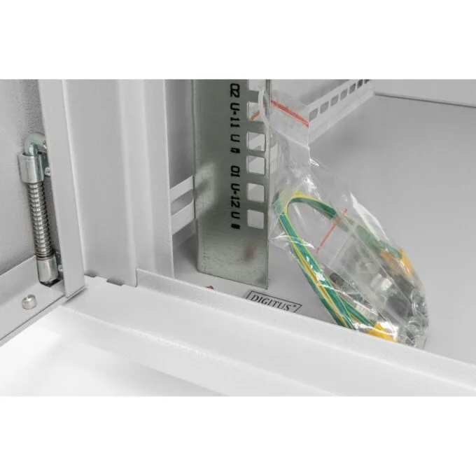 Digitus 19'' 12U Wall-mount Rack Enclosure - 638.40x600x450mm - Grey — image 7