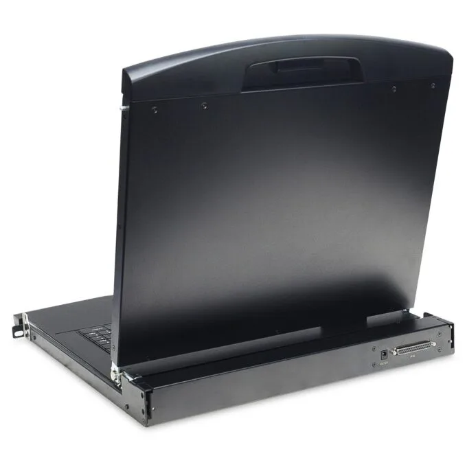 DIGITUS 19" KVM Console TFT - 1U, 16-Port VGA, Black German QWERTZ Keyboard — image 4