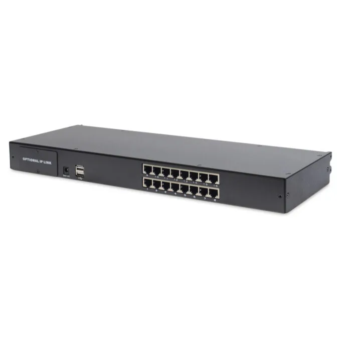Digitus 19' LCD KVM Konsole. 16-Port CAT5. deutsche Tastatur — image 5