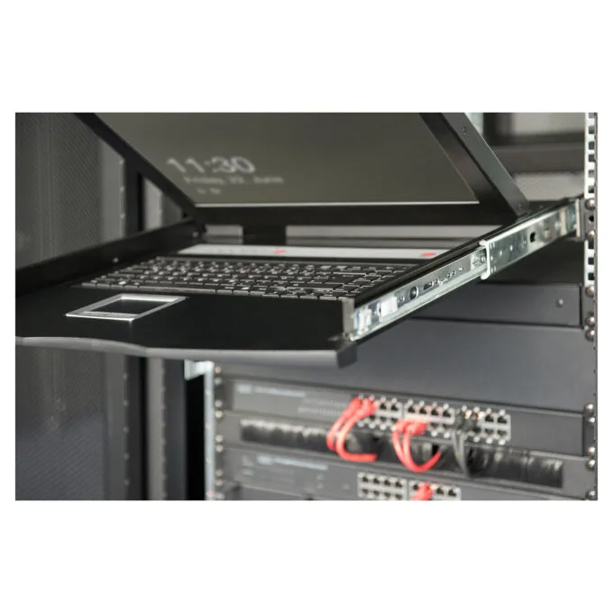 Digitus 19' LCD KVM Konsole. 16-Port CAT5. deutsche Tastatur — image 8