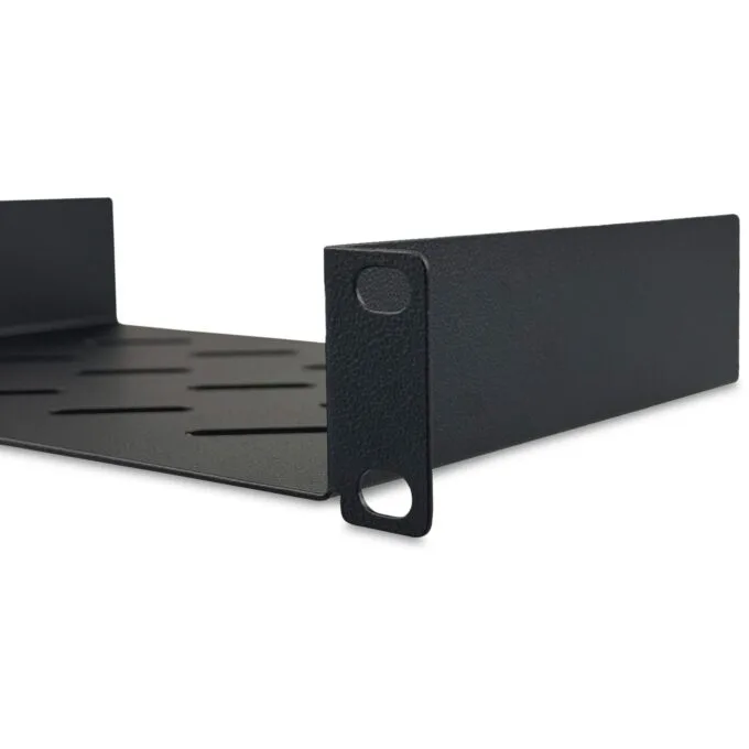 DIGITUS 1U Rack Shelf - Black - 254 mm Deep — image 3