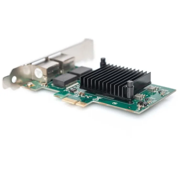 Digitus 2-Port Gigabit Ethernet PCIe Card - Intel 82575EB, Internal, 2x RJ-45, 1 Gbps — image 4