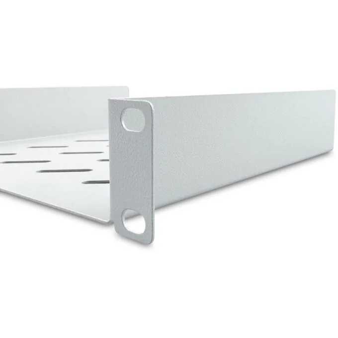 DIGITUS 254 mm depth 1U rack shelf - Grey RAL7035 — image 3