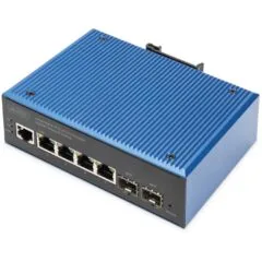 Digitus 4+2P Industrial Gigabit Ethernet Switch L2 Managed - 4+2P -