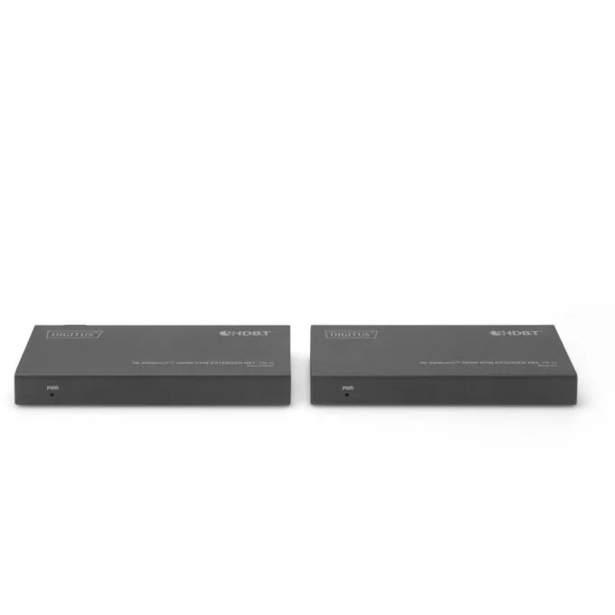 DIGITUS 4K HDBaseT 1x4 HDMI KVM Extender Set - 70 m - Black, Metal enclosure — image 5