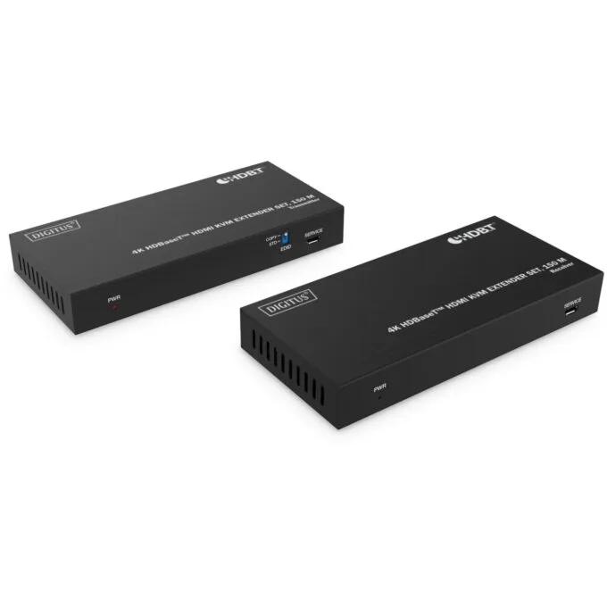 DIGITUS 4K HDBaseT HDMI KVM Extender Set USB 1.1 150m - 4K HDBaseT KVM Extender — image 1