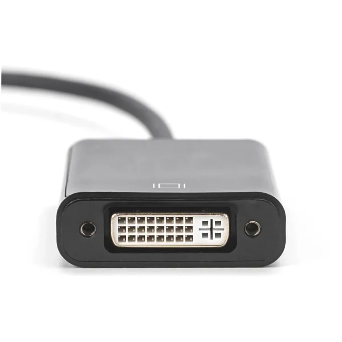 DIGITUS Active DisplayPort to DVI Adapter - Mini DP to DVI-I - 0.15 m - Black — image 2